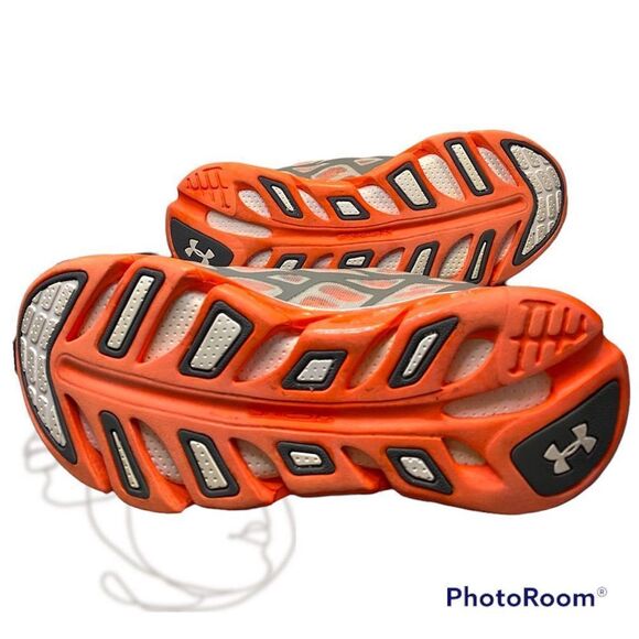 Under Armour Womens Spine Vice 1238604-035 Gray Lace Up Running Shoes - Picture 5 of 6